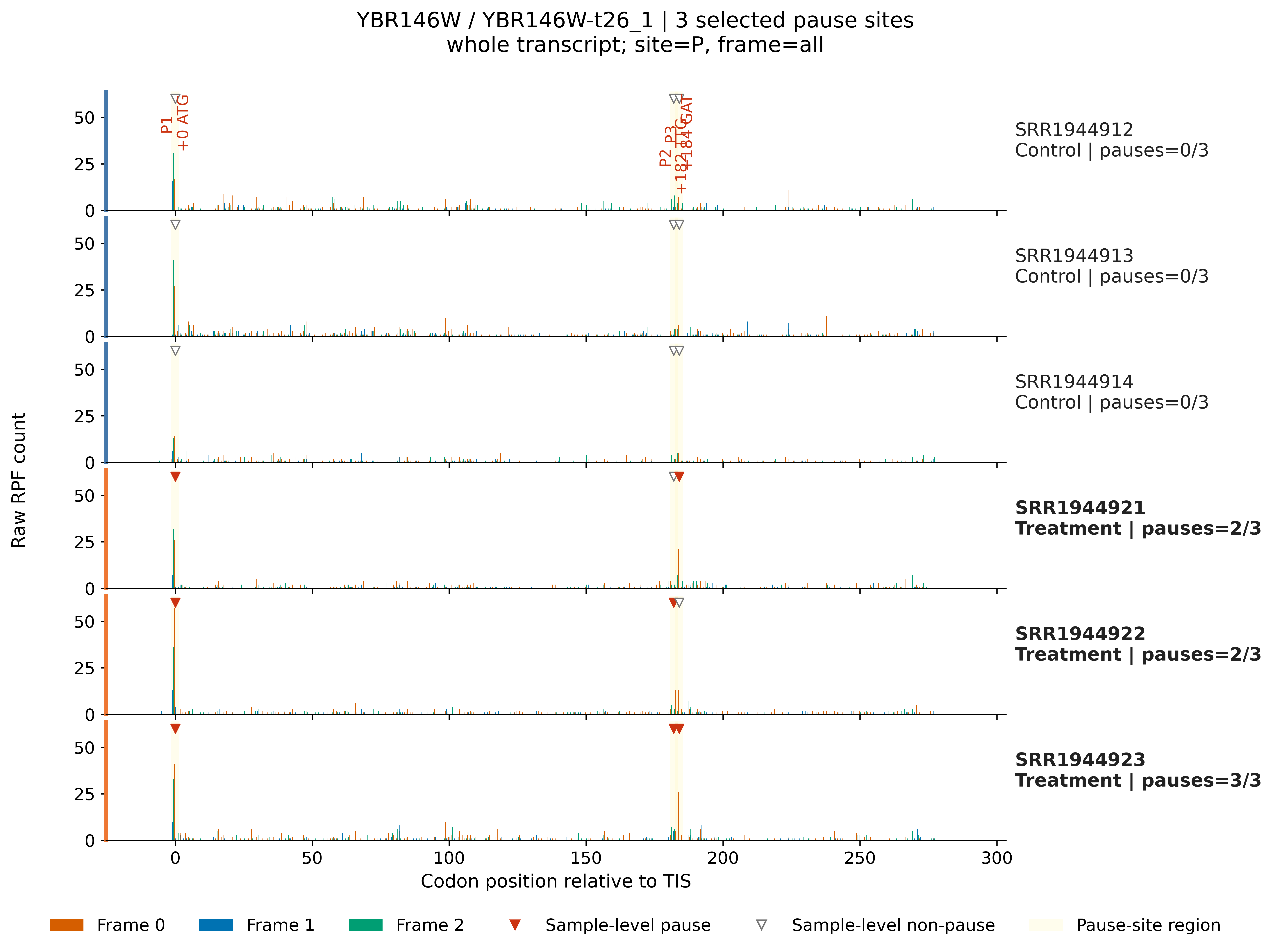 Pause site plot example